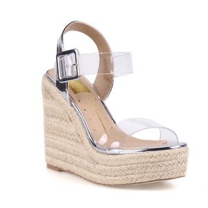 2Rosalina-01 Block Heel Women's Two Piece Sandals